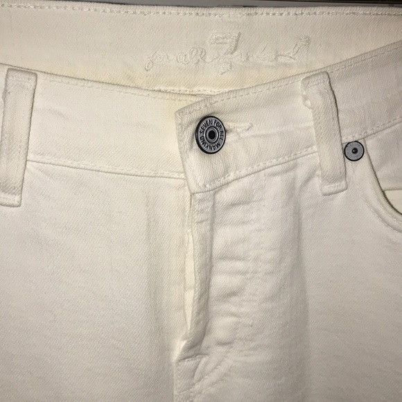 Size 29 White 7 for All Mankind Jeans!! - Picture 4 of 6